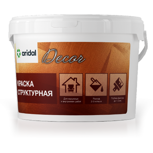 Краска структурная ARIDAL DECOR